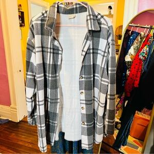 Vintage flannel top